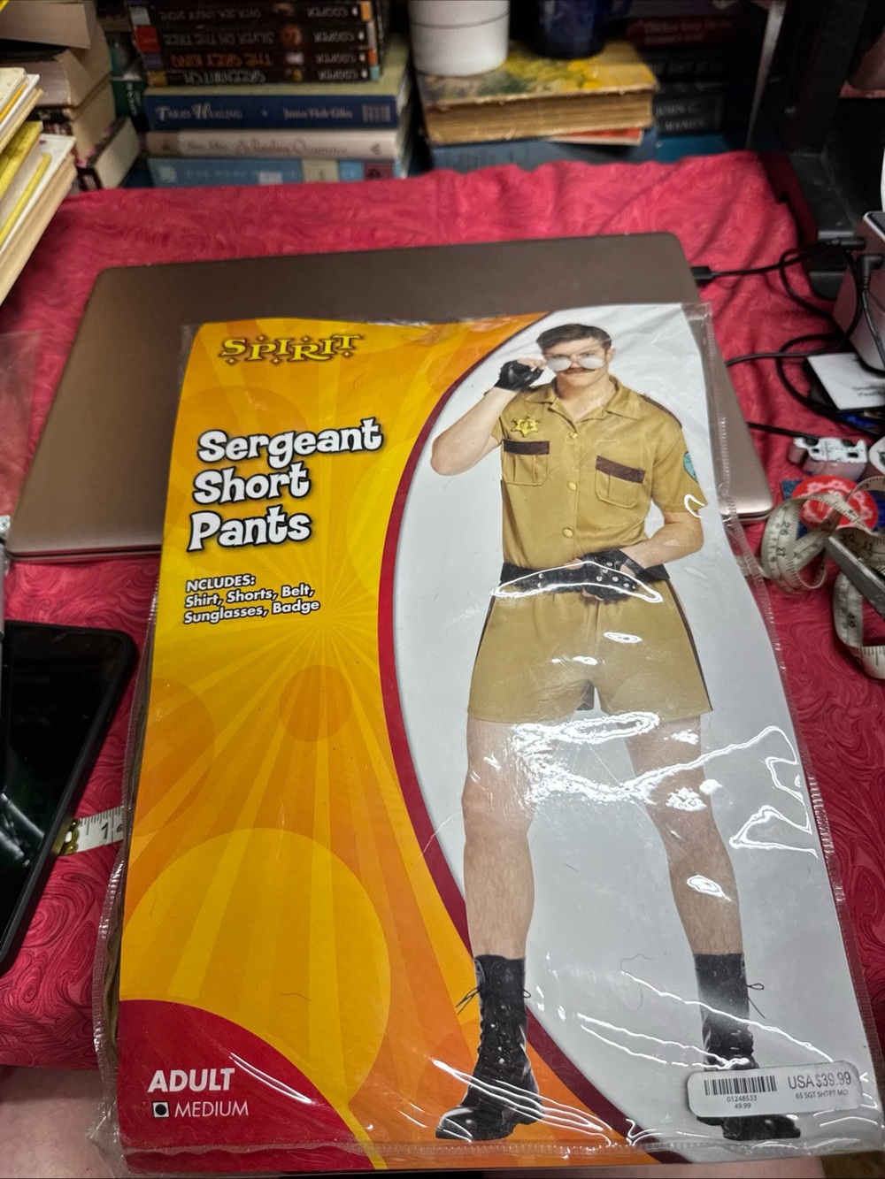 Spirit Sergeant Short Pants Adult Costume